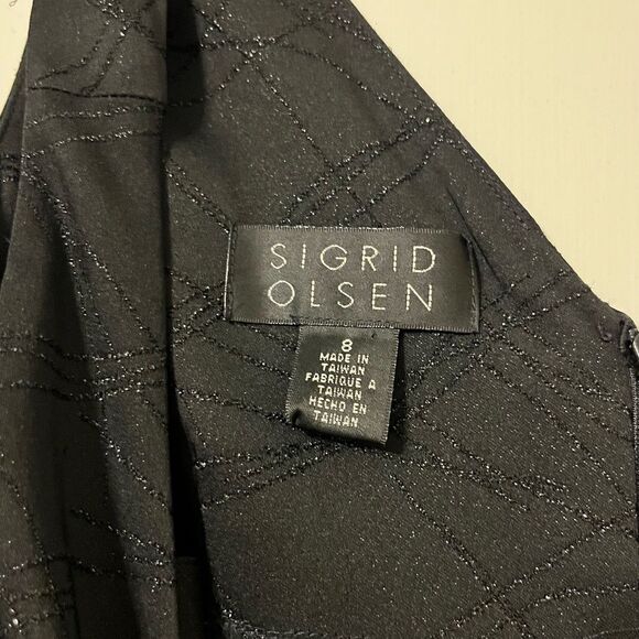 Like new Sigrid Olsen little black dress—size 8 - Picture 4 of 9